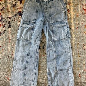 GAP Light Wash Jean Cargo Pant